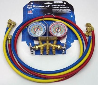 Picture of 60" BRASS MAN. W/HOSES - Part# 33661