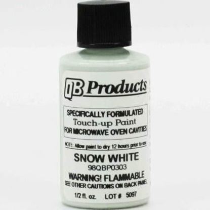 Picture of Microwave Oven Cavity Touch-up Paint Snow White - Part# 98QBP0303