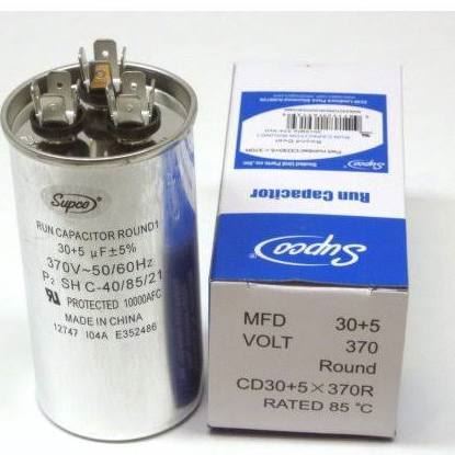 Picture of ROUND DUAL RUN CAPACITOR - Part# CD30+5X370R