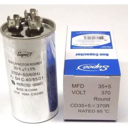 Picture of 370V ROUND DUAL RUN CAPACI - Part# CD35+5X370R