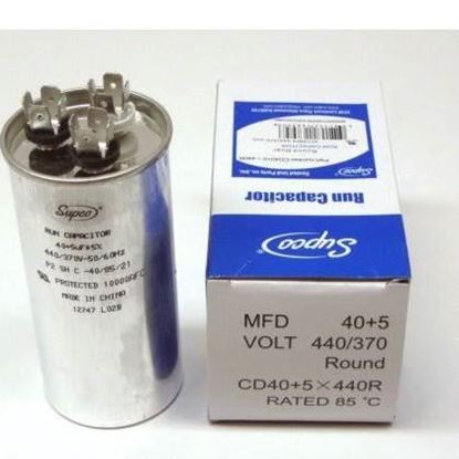 Picture of 440V ROUND DUAL RUN CAPACI - Part# CD40+5X440R