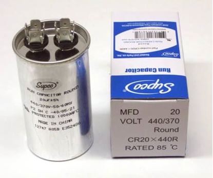 Picture of 440V ROUND RUN CAPACITOR - Part# CR20X440R