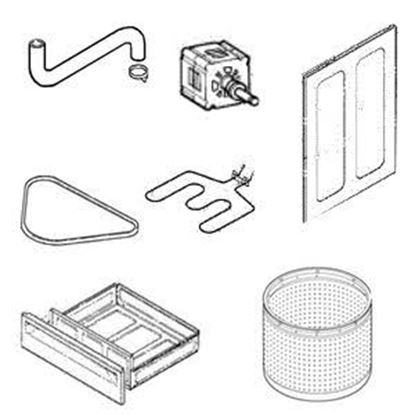 Picture of ASSY CONTROL SUB - Part# DG94-00543A