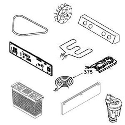 Picture of ASSY HINGE - Part# DG94-00603A