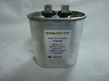 Picture of 30 MFD 370V CAPACITOR - Part# TOC30