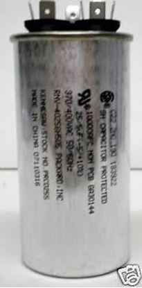 Picture of 25+5 370V ROUND RUN CAP - Part# TRCD255