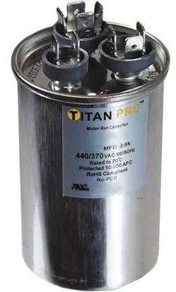 Picture of 25+7.5MFD 440/370V ROUND - Part# TRCFD2575