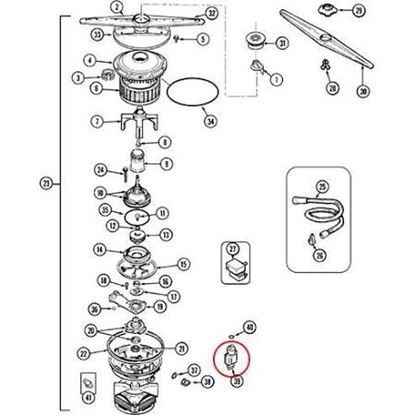 Picture of Whirlpool WIRE HARNESS - Part# W10196892