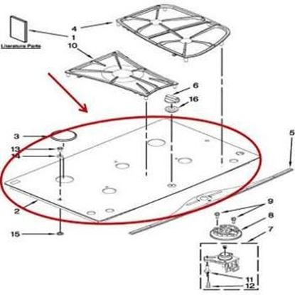 Picture of Whirlpool COOKTOP - Part# W10297300