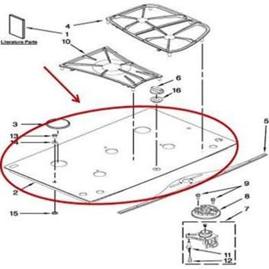 Whirlpool COOKTOP Part W10297300 Appliance Parts PartsIPS