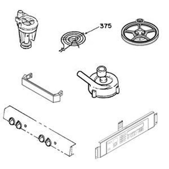 Picture of Whirlpool COOKTOP - Part# W10581108