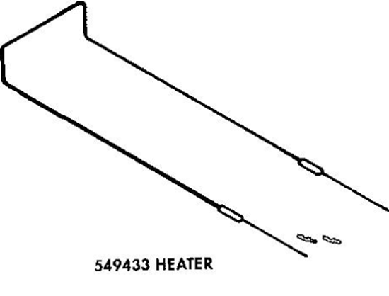 Picture of Whirlpool HEATER - Part# WP549433