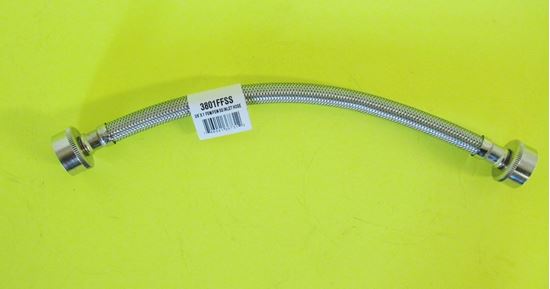 Picture of 3/8"X1' FEM/FEM SS INLET HOS - Part# 3801FFSS