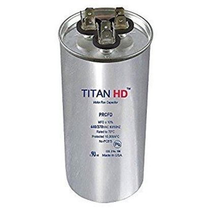 Picture of 440V 80+10MFD ROUND CAPACITO - Part# PRCFD8010A