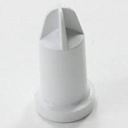 Picture of GE THIMBLE DOOR BTM WHITE - Part# WR02X10896