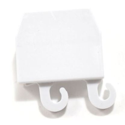 Picture of Frigidaire Electrolux Westinghouse Kelvinator Gibson Sears Kenmore Refrigerator Freezer Door Shelf Retainer Bar End Cap Rack Support - Right Hand - Part# 3206165