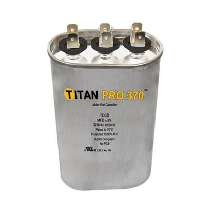 Picture of CAPACITOR 30+5MFD 370V OVAL - Part# TOCD305