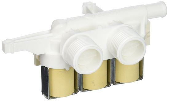 Picture of GE General Electric RCA Hotpoint Sears Kenmore Clothes Washer Washing Machine Water Inlet Fill Valve, Triple Coil - Part# WH13X10025