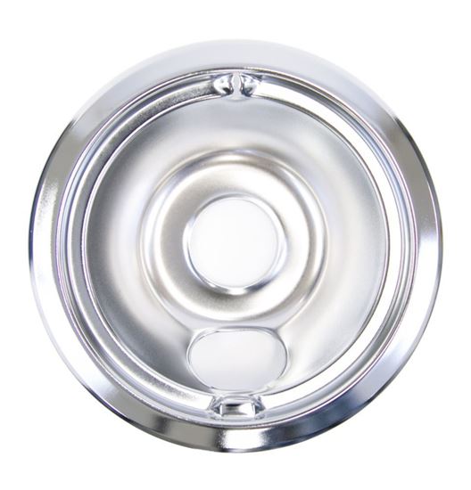 Picture of GE General Electric Hotpoint Sears Kenmore Range Stove Cook Top 6" DRIP BOWL CHROME REAR BUBBLE - Part# WB31M16