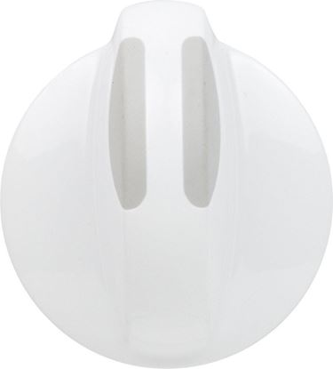 Picture of Frigidaire Electrolux Westinghouse Kelvinator Gibson Sears Kenmore Clothes Dryer Rotary Selector Knob - White with Gray Inserts - Part# 134844410