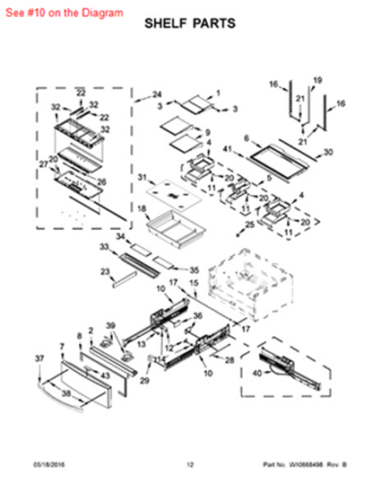 Buy Whirlpool Part# W10503295 at PartsIPS