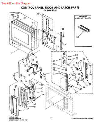 Buy DACOR Part# 700987at PartsIPS