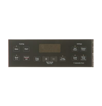 Picture of GE FACEPLATE GRAPHICS (DG) - Part# WB07X20170