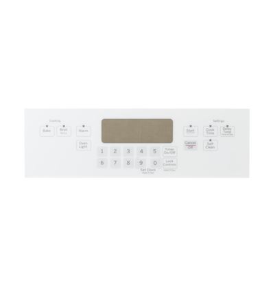 Picture of RANGE CONTROL PANEL - WHITE - Part# WB07X20575