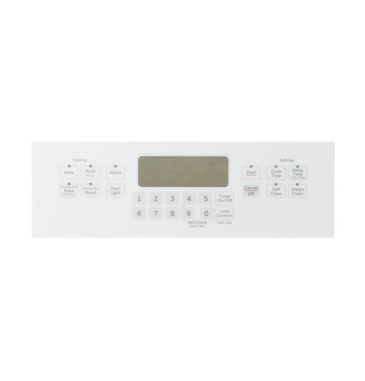 Picture of RANGE CONTROL PANEL - WHITE - Part# WB07X20939