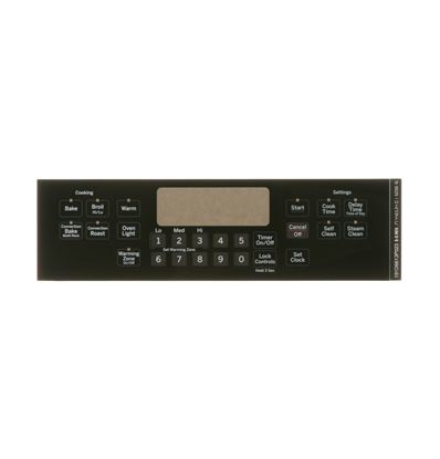 Picture of RANGE CONTROL PANEL - BLACK - Part# WB07X20960