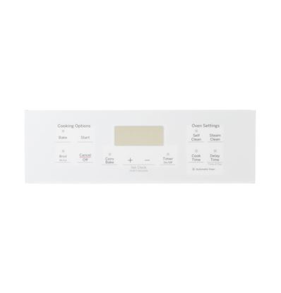 Picture of RANGE CONTROL PANEL - WHITE - Part# WB07X24879