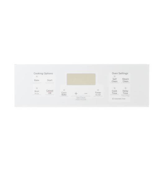 Picture of RANGE CONTROL PANEL - WHITE - Part# WB07X24879