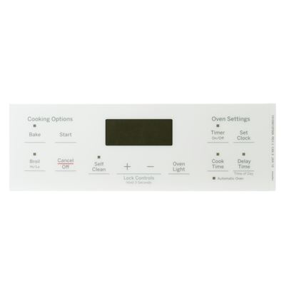 Picture of GE FACEPLATE GRAPHICS (WH) - Part# WB07X26652