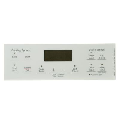 Picture of GE FACEPLATE GRAPHICS (WH) - Part# WB07X26725