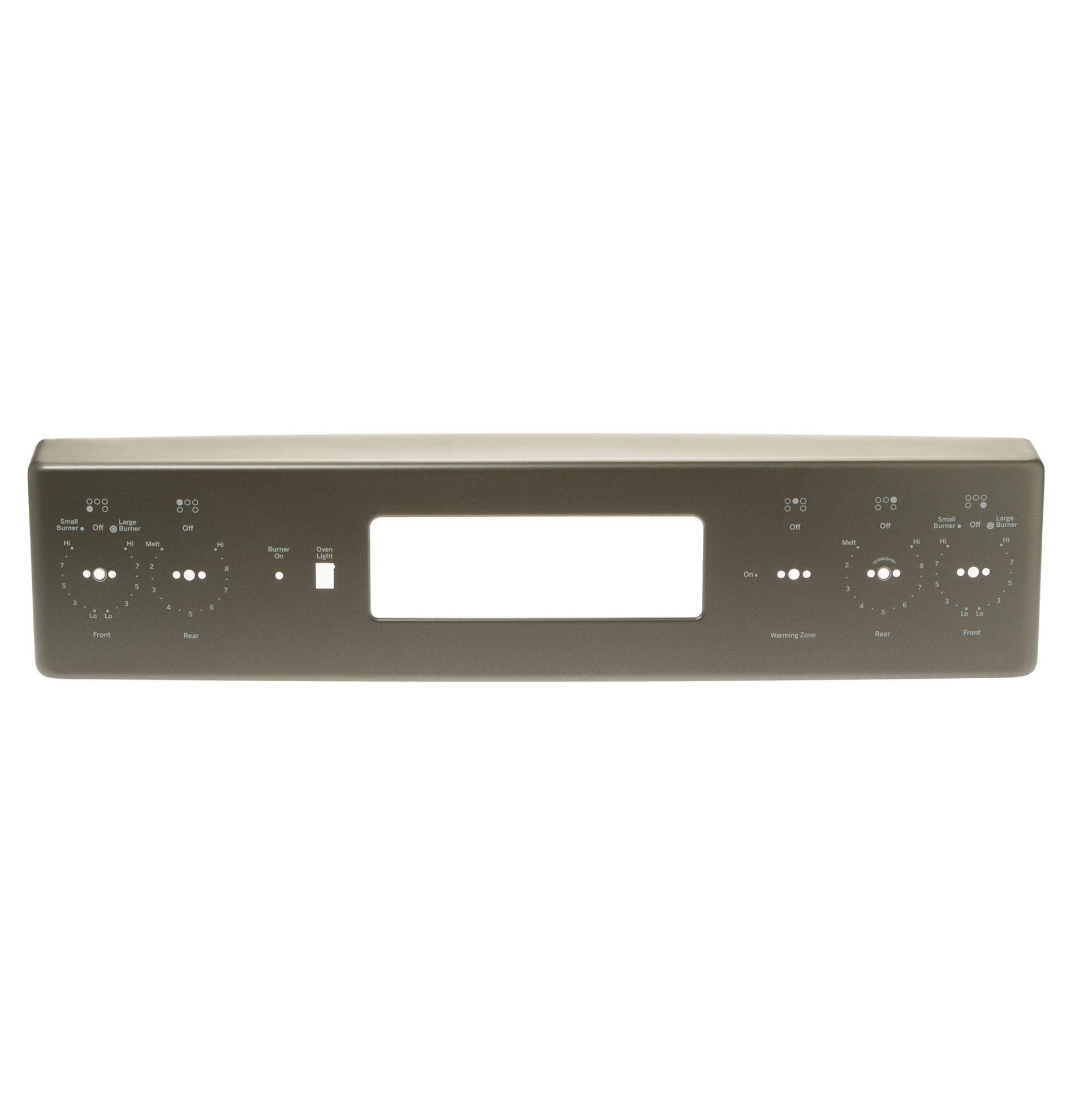 GE CONTROL PANEL TRIM AND BRACK Part WB07X31285 Appliance Parts