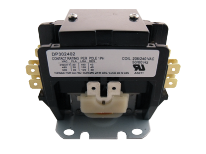 Picture of Sears CONTACTOR 30A 240V 2 POLE - Part# DP302402