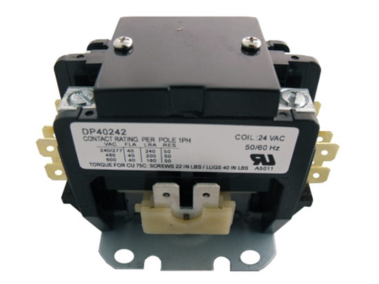 Picture of Sears CONTACTOR 40A 24V 2 POLE - Part# DP40242