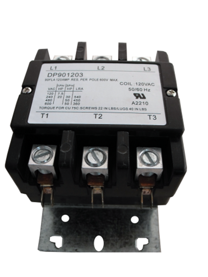 Picture of Sears CONTACTOR 90A 120V 3 POLE - Part# DP901203