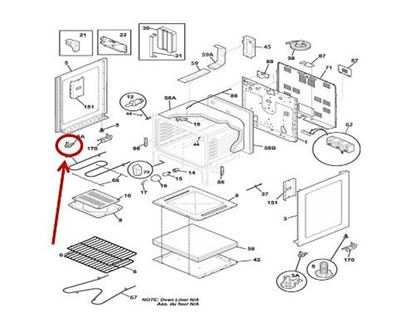 Picture of Frigidaire LEVELING LEG ASSY - Part# 5304509869