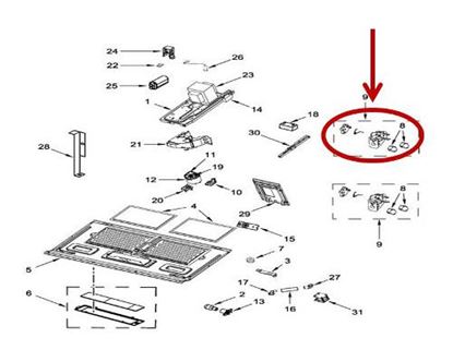 Picture of Whirlpool INTERLOCK - Part# W11197766