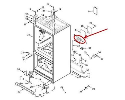 Picture of Whirlpool CNTRL-ELEC+CORE - Part# W11224256