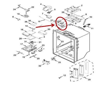 Picture of Whirlpool MODULE-CONTROL REFR - Part# W11239944