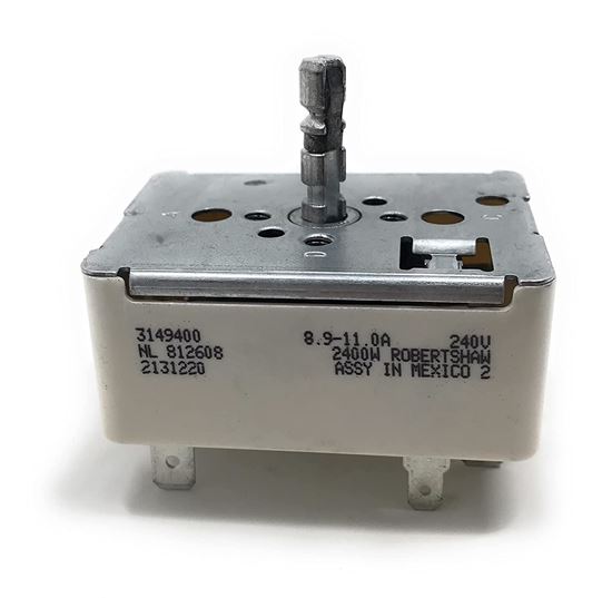 whirlpool Burner Element Switch