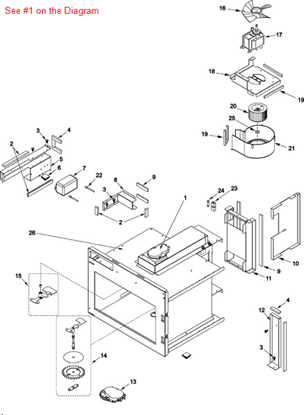 Picture of KIT, ANTENNA MOTOR- TOP - Part# R0150197