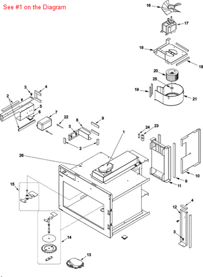 Picture of KIT, ANTENNA MOTOR- TOP - Part# R0150197