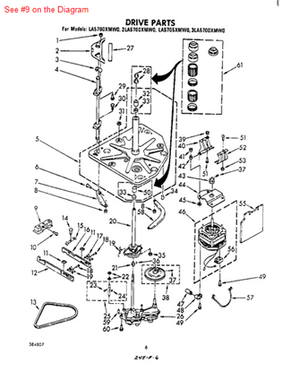 Picture of DACOR LCD HOLDER - Part# 86920