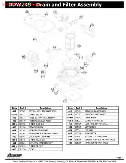 Picture of DACOR Pressure Sensor, DDWF24 - Part# 105149