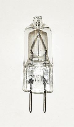 Picture of GE General Electric RCA Hotpoint Sears Kenmore Halogen Lamp 50W 130V GY6.35 Base - Part# WB08T10021