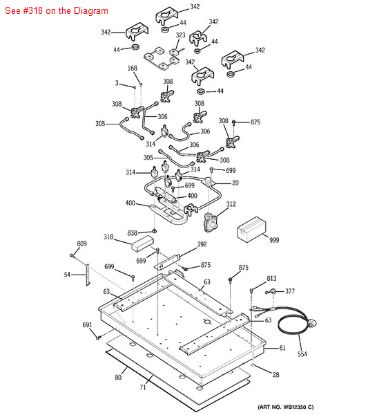Picture of GE SPARK MODULE - Part# WB13K5079