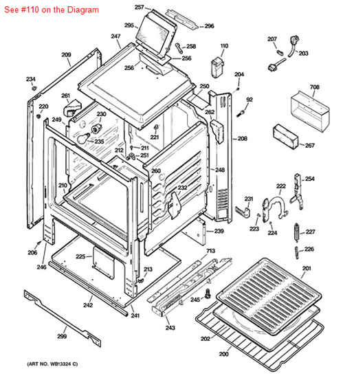 Picture of GE HARNESS SPARK MODULE - Part# WB18K10016